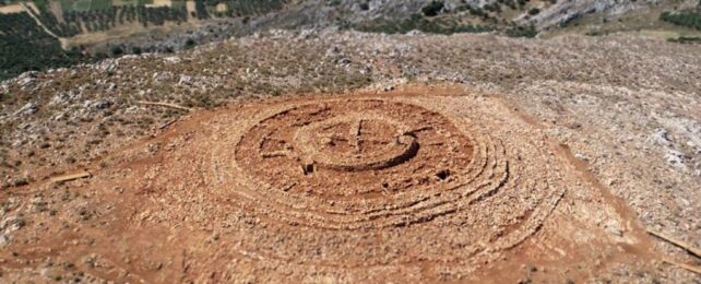 Circular Structure On Hill