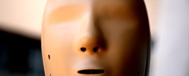 Face Of Robot Mannequin