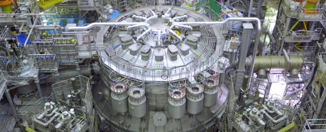 Giant Tokamak Cylinder In Laboratory