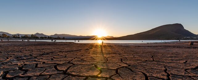 dry lake bed