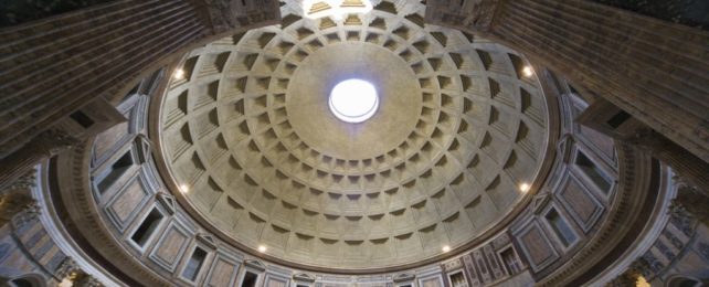 The dome of the Pantheon.