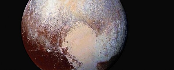 A close up of pluto