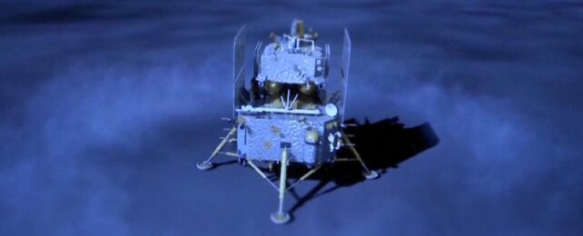 Probe Lands On Moon