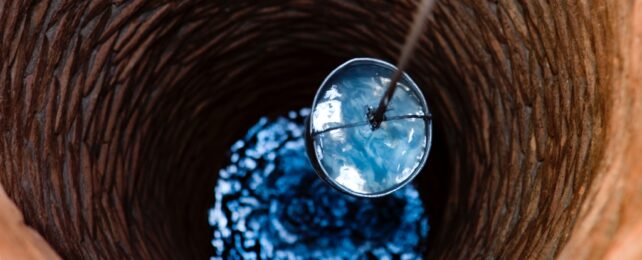 Water Bucket In Well